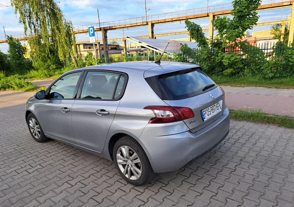 Peugeot 308 cena 26900 przebieg: 250000, rok produkcji 2016 z Łobez małe 67